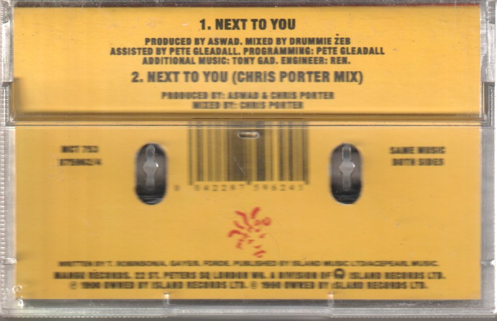 Aswad - Next To You - Cassette