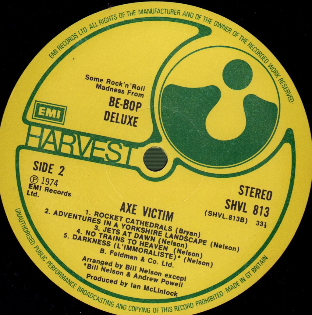 Be Bop Deluxe - Axe Victim - Lp