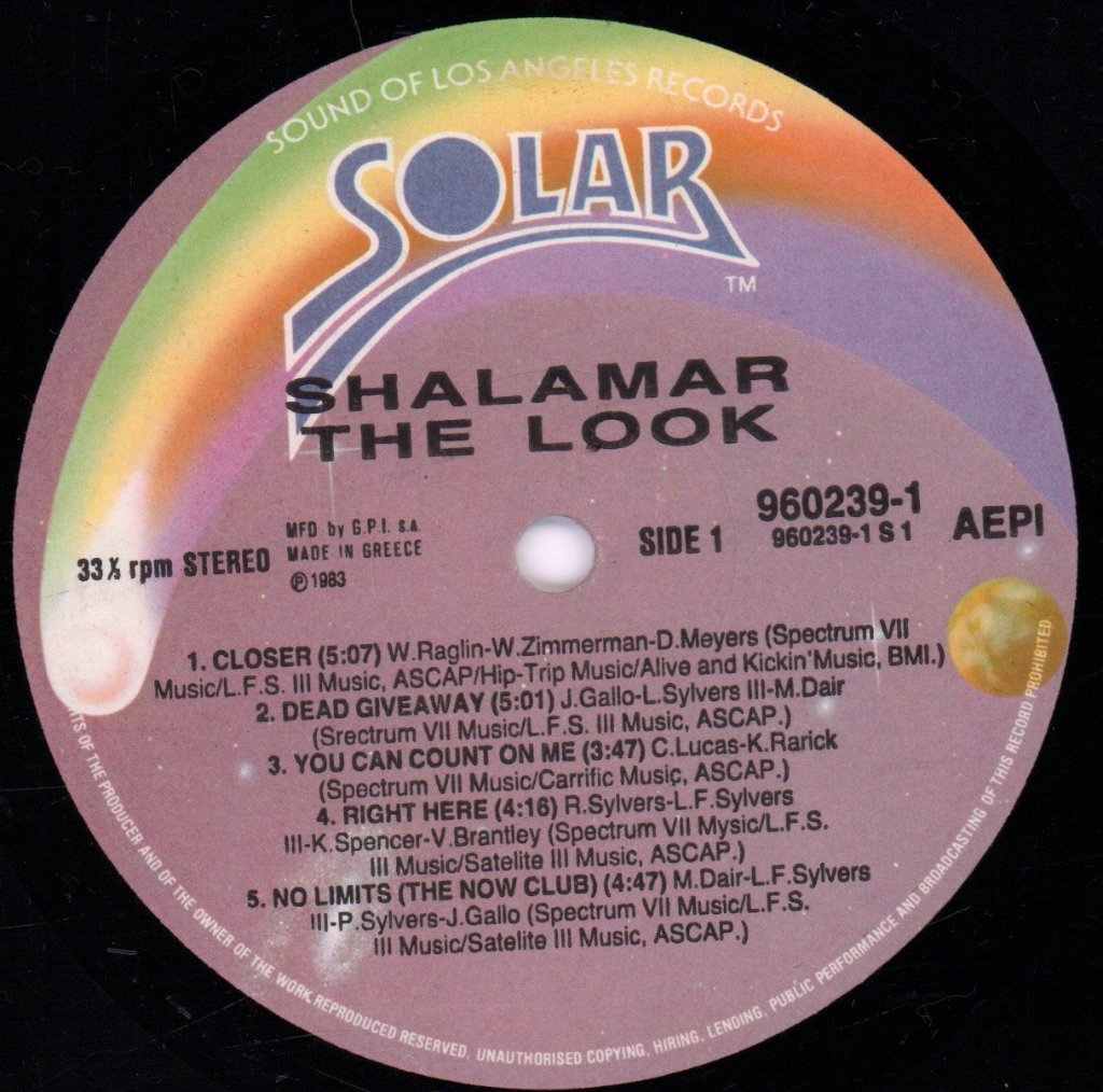 Shalamar - Look - Lp