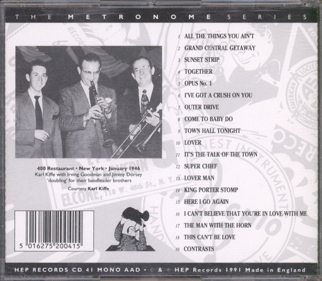 Jimmy Dorsey And His Orchestra - At The 400 Restaurant 1946 - Cd