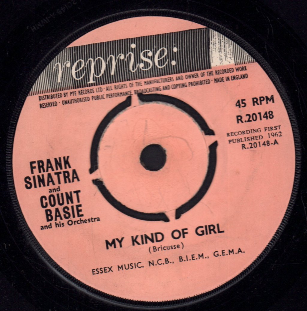 Frank Sinatra And Count Basie - My Kind Of Girl - 7 Inch