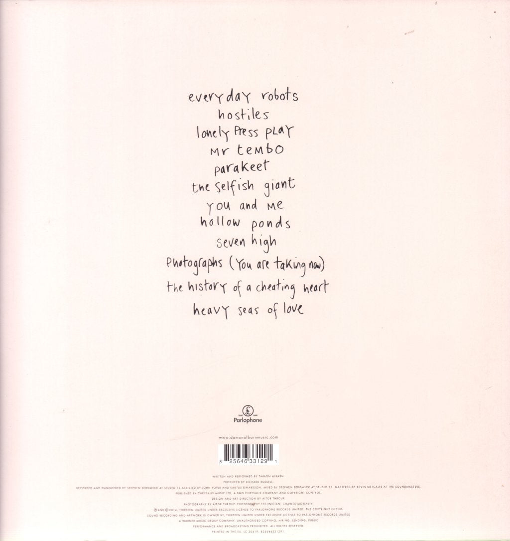 Damon Albarn - Everyday Robots - Double Lp