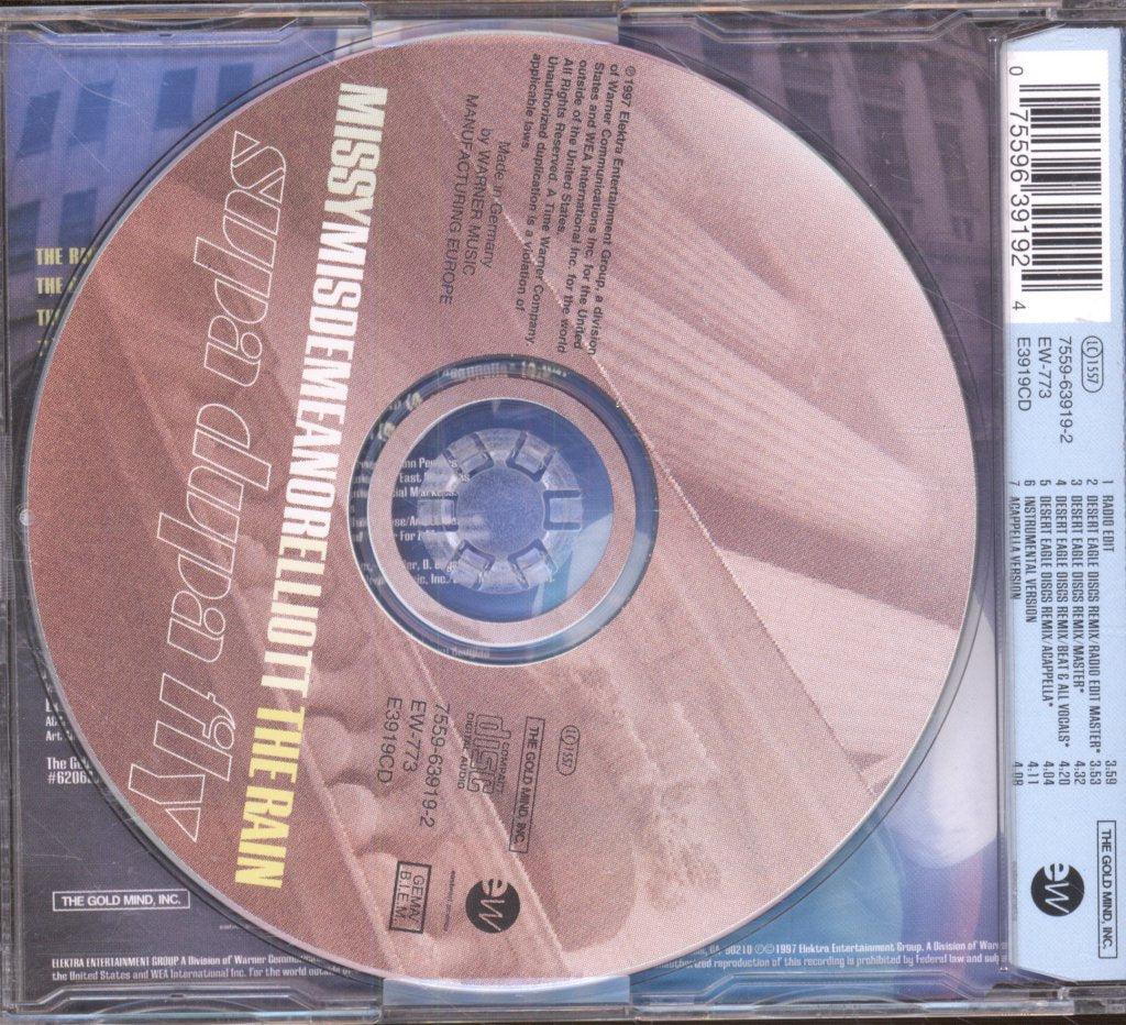 Missy Elliott - Rain (Supa Dupa Fly) - Cd