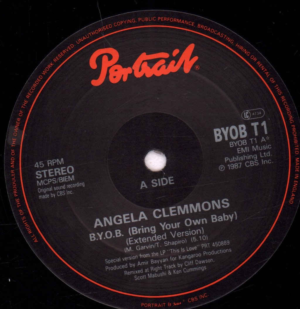 Angela Clemmons - B.y.o.b. - 12 Inch
