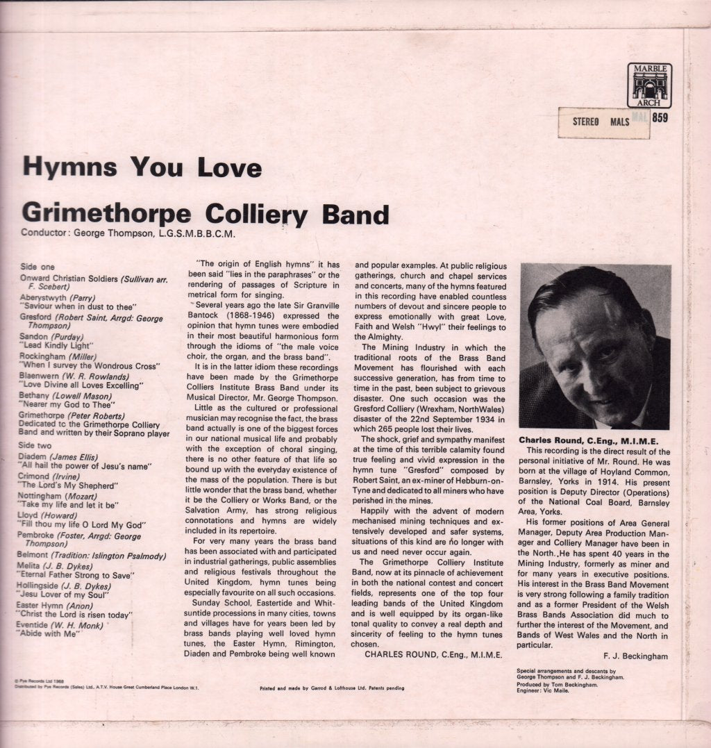 Grimethorpe Colliery Band - Hymns You Love - Lp