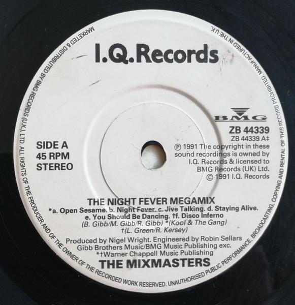 Uk Mixmasters - Night Fever Megamix - 7 Inch