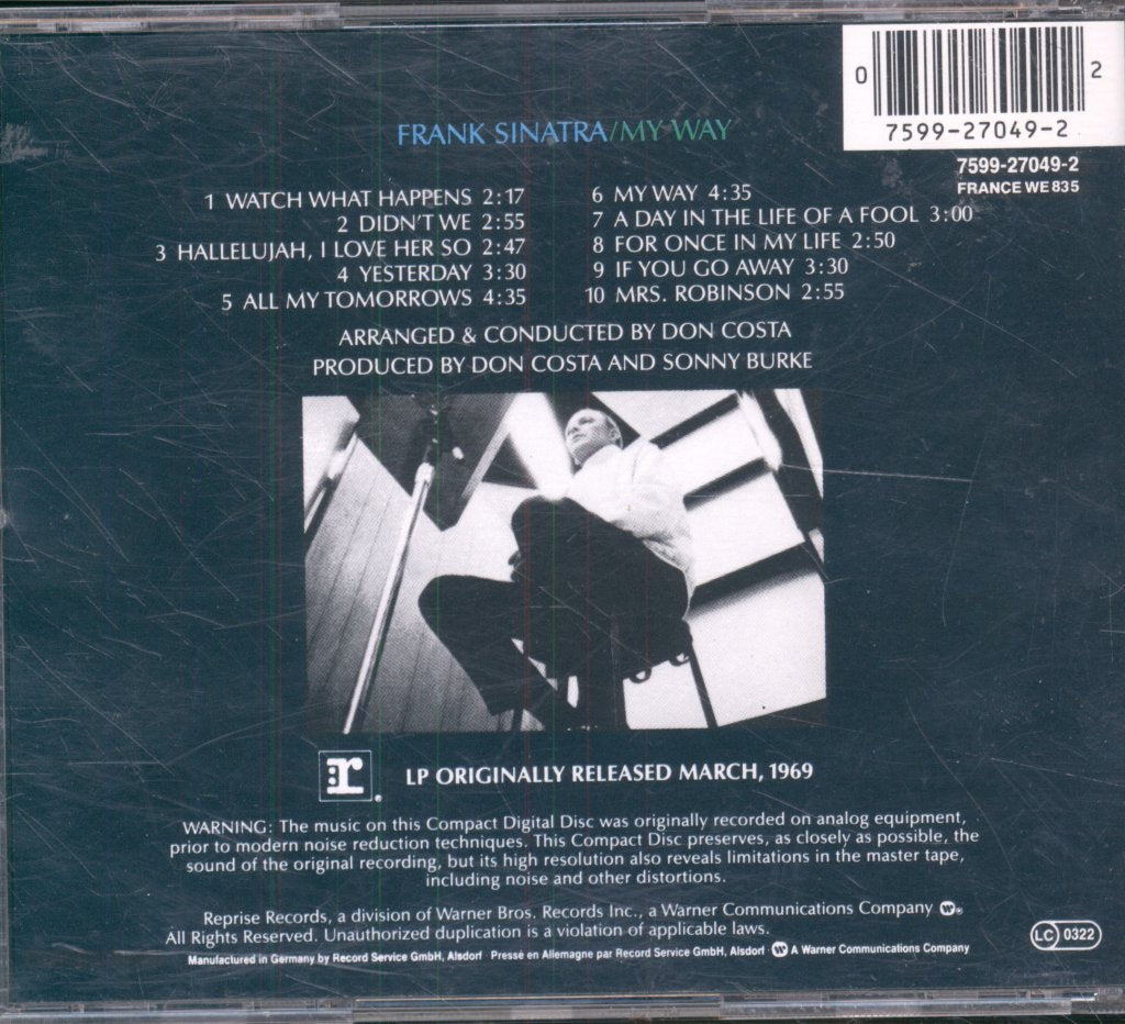 Frank Sinatra - My Way - Cd