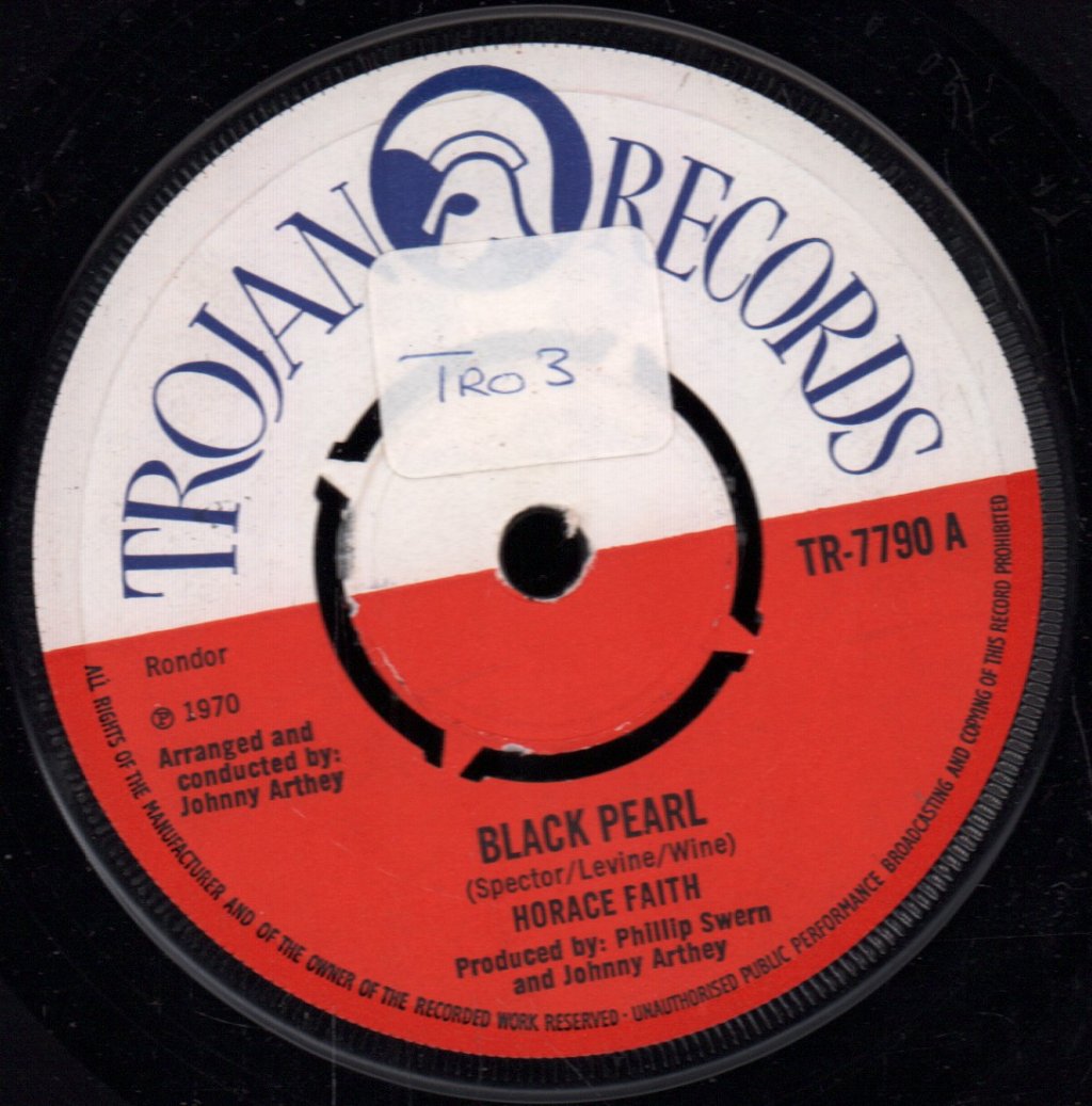 Horace Faith - Black Pearl - 7 Inch