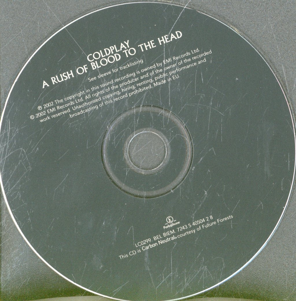 Coldplay - A Rush Of Blood To The Head - Cd