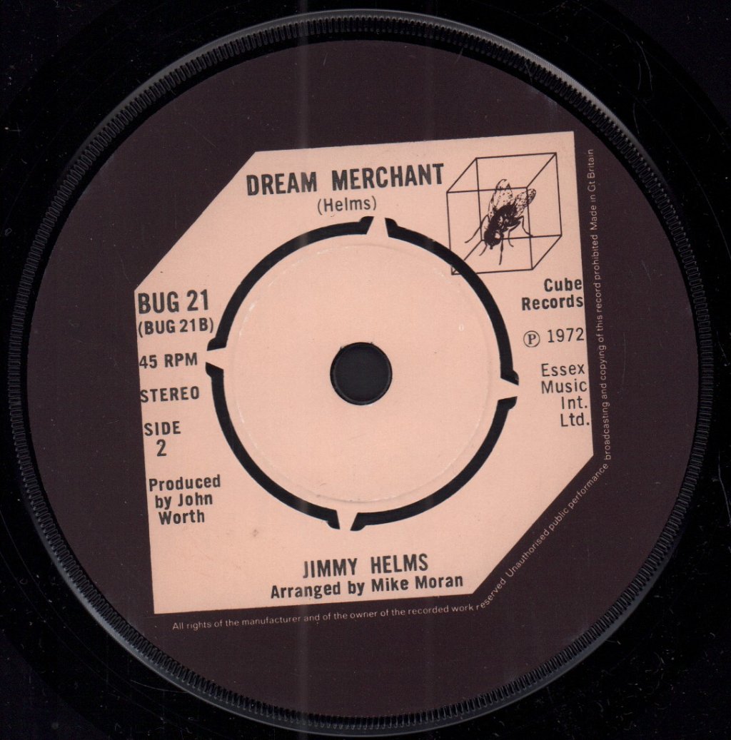 Jimmy Helms - So Long Love - 7 Inch