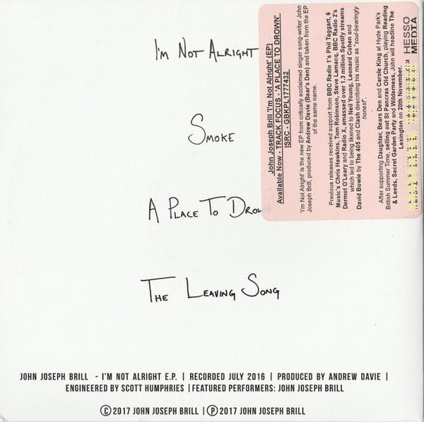 John Joseph Brill - I'm Not Alright - Cdr