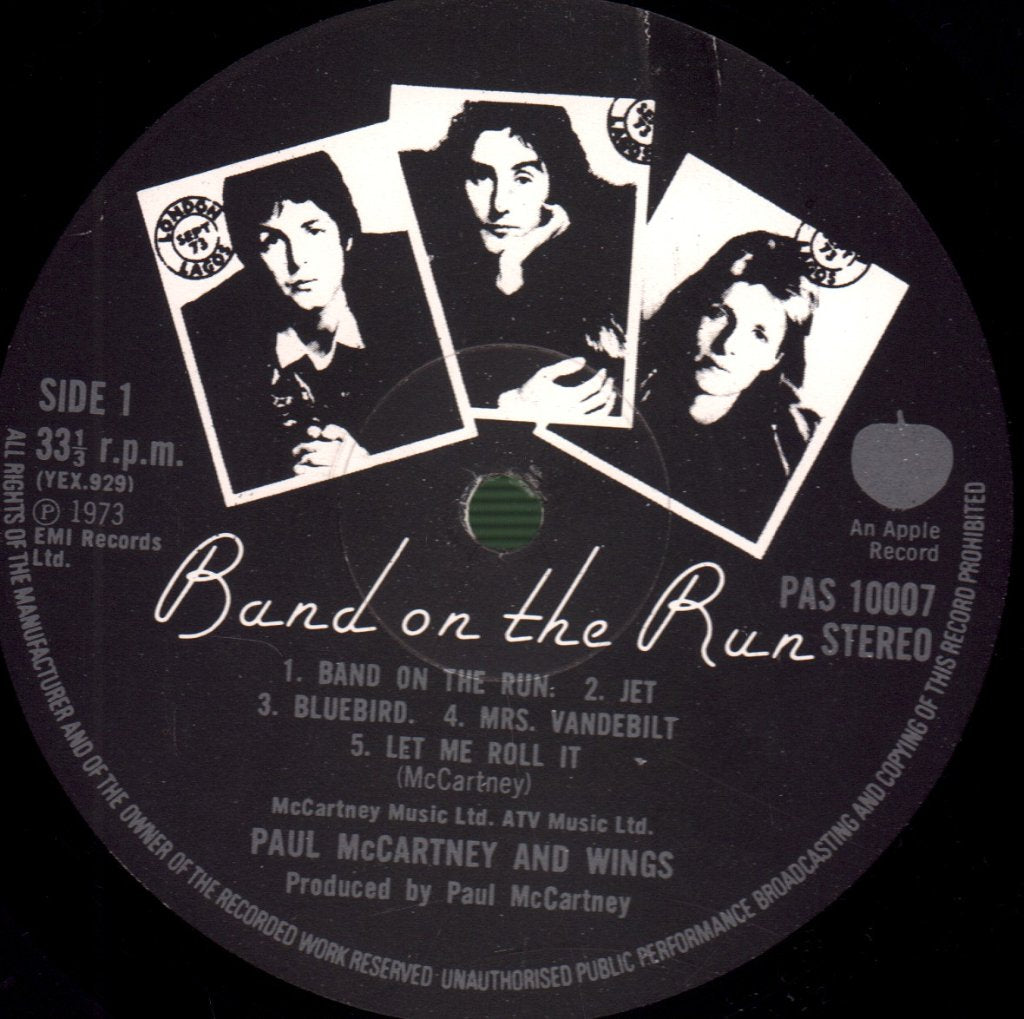 Paul McCartney And Wings - Band On The Run - Lp