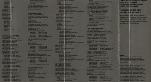 Metallica - Metallica - Cassette