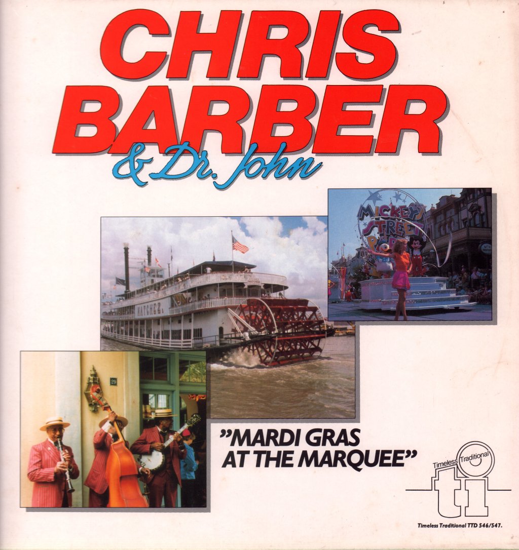 Chris Barber And Dr John - Mardi Gras At The Marquee - Double Lp