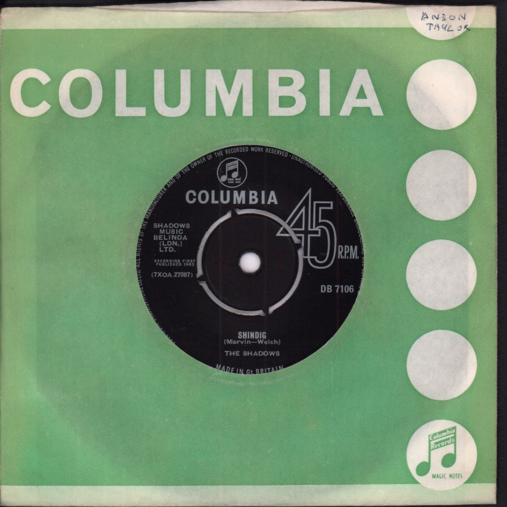 Shadows - Shindig - 7 Inch
