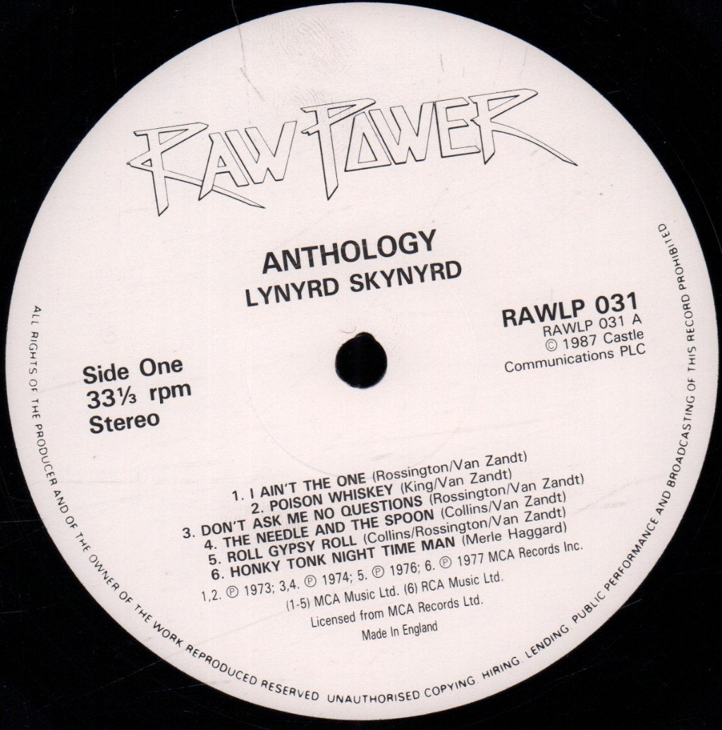 Lynyrd Skynyrd - Anthology - Double Lp