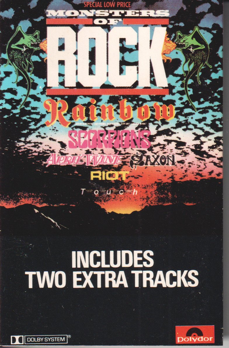 Various Artists - Monsters Of Rock - Cassette