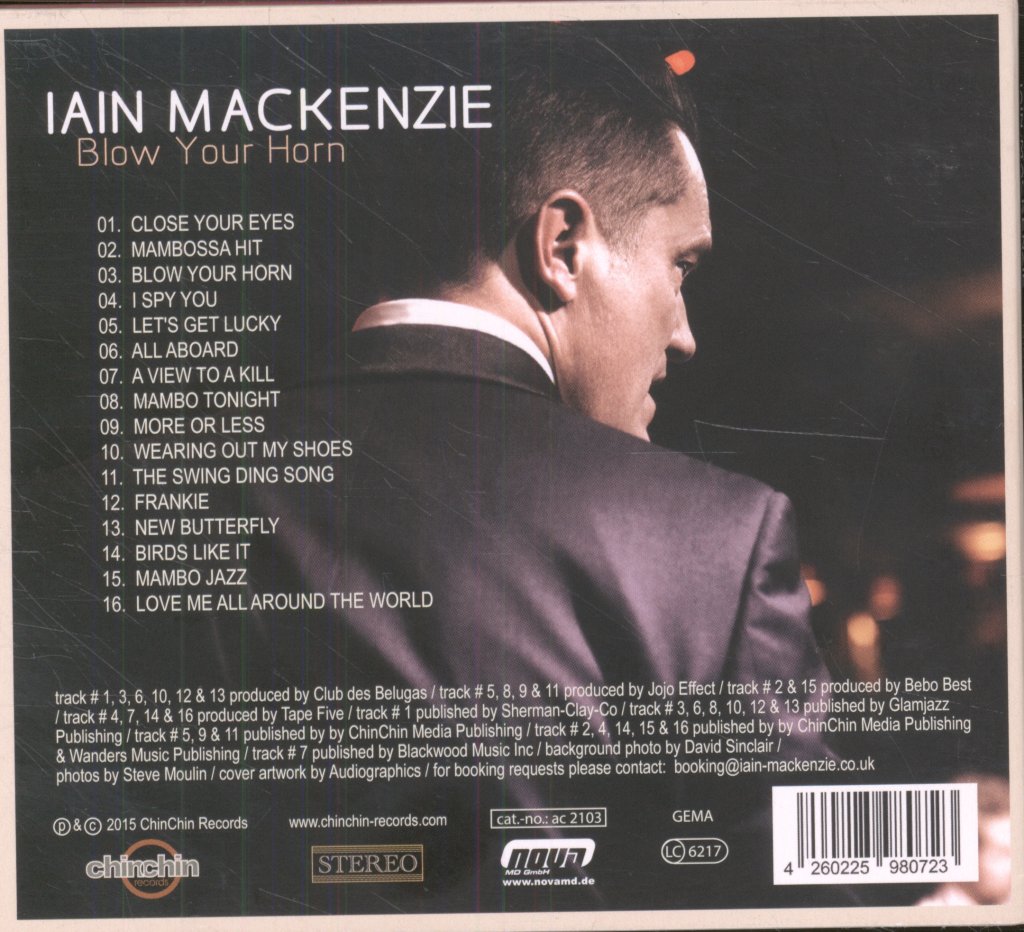 Iain Mackenzie - Blow Your Horn - Cd