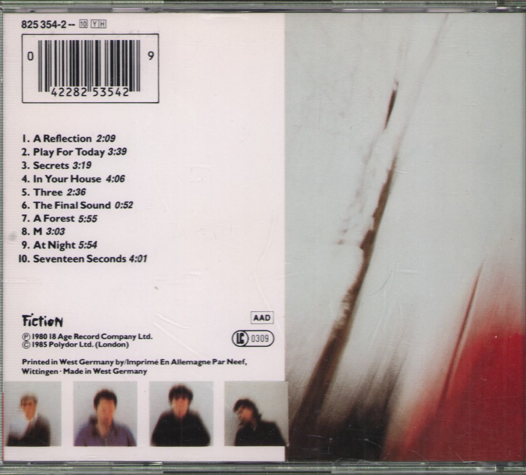 Cure - Seventeen Seconds - Cd