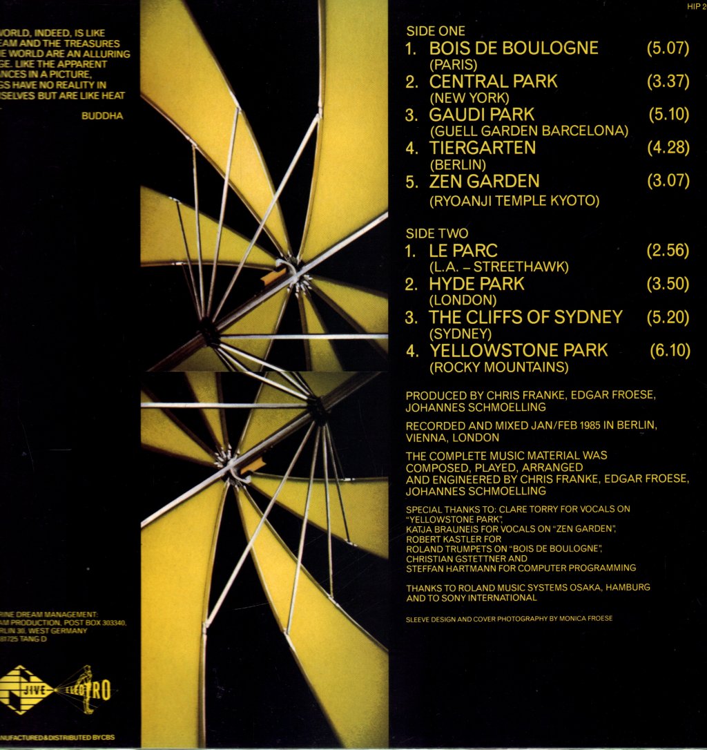 Tangerine Dream - Le Parc - Lp