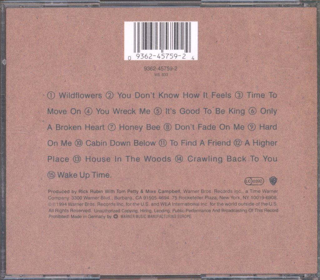 Tom Petty - Wildflowers - Cd