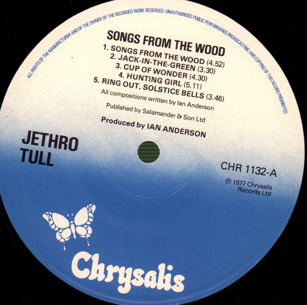 Jethro Tull - Songs From The Wood - Lp