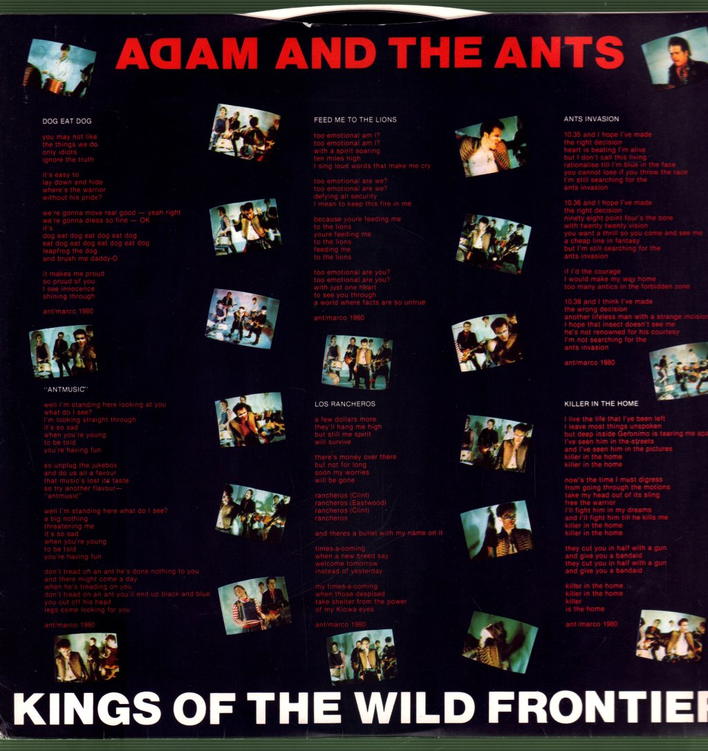 Adam And The Ants - Kings Of The Wild Frontier - Lp