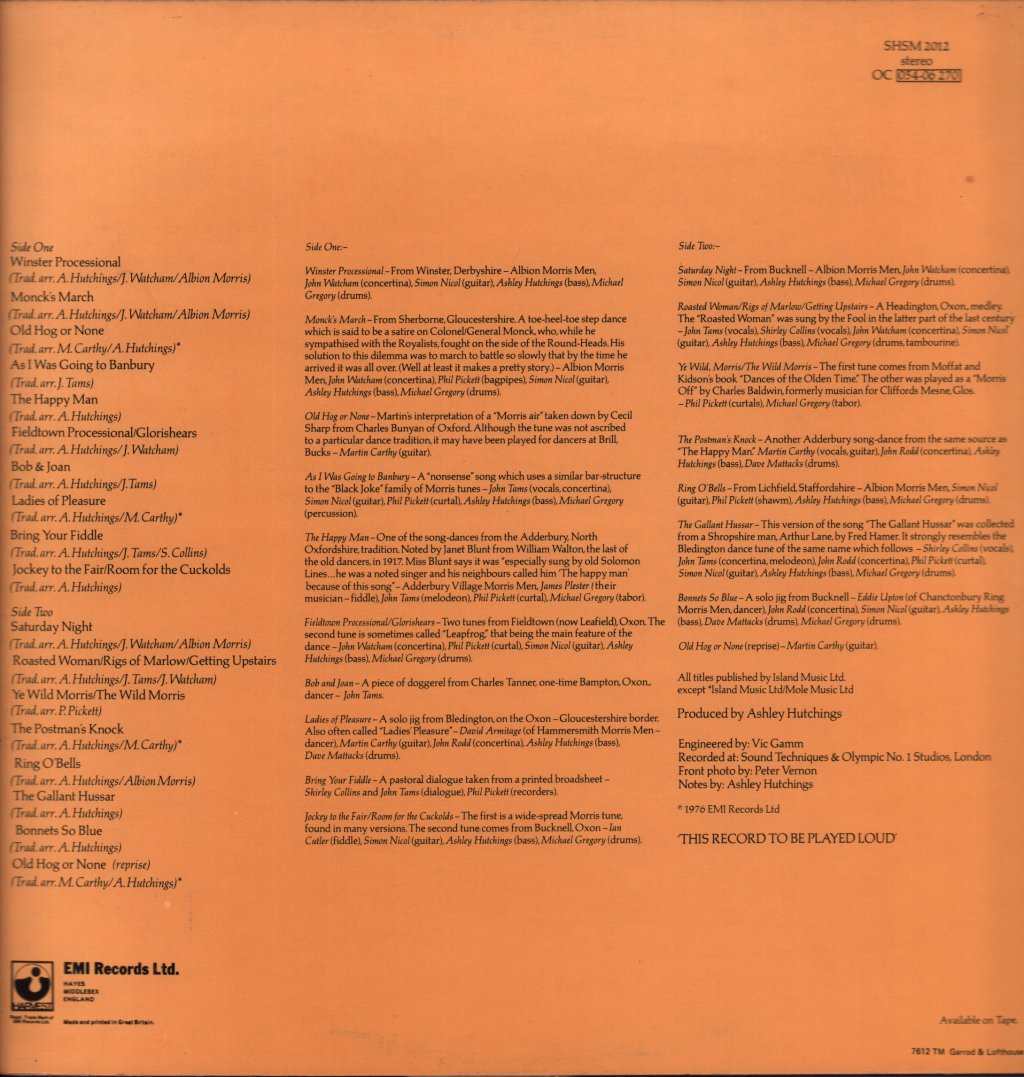 Various Artists - Son Of Morris On - Lp