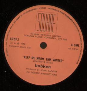 Bobken - Keep Me Warm This Winter - 7 Inch