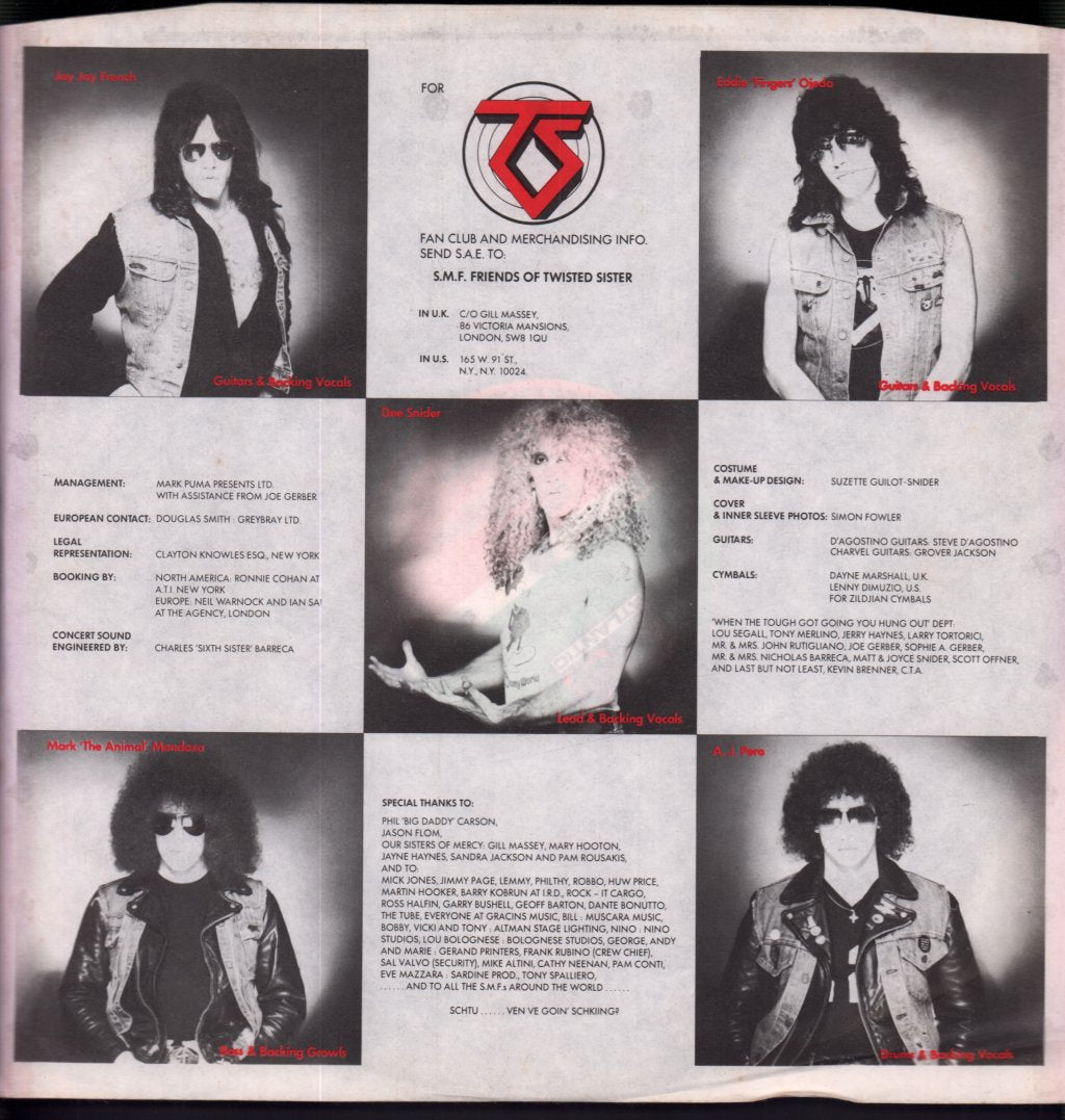 Twisted Sister - You Can't Stop Rock N Roll - Lp