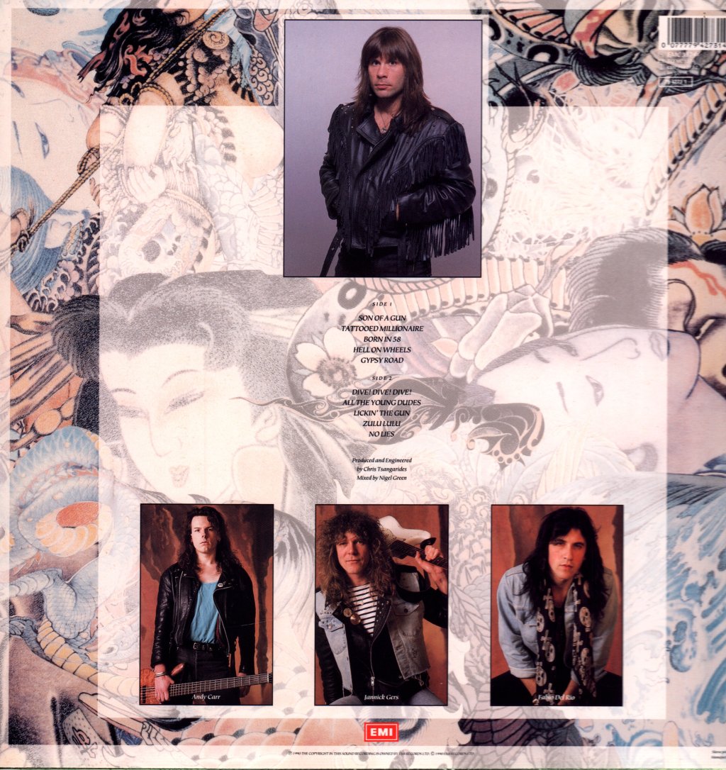 Bruce Dickinson - Tattooed Millionaire - Lp