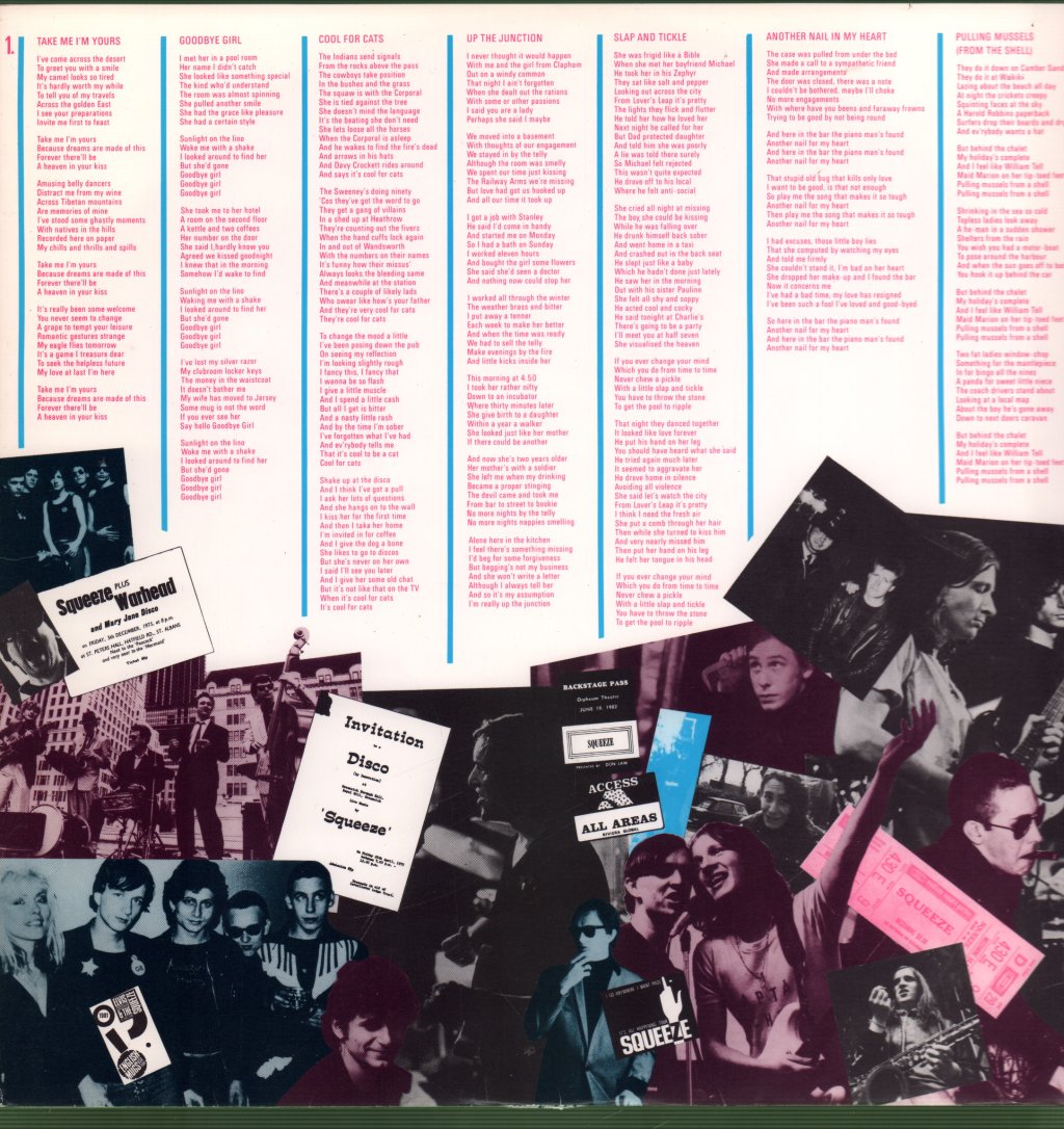Squeeze - Singles 45'S And Under - Lp