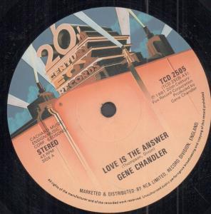 Gene Chandler - Love Is The Answer - 12 Inch