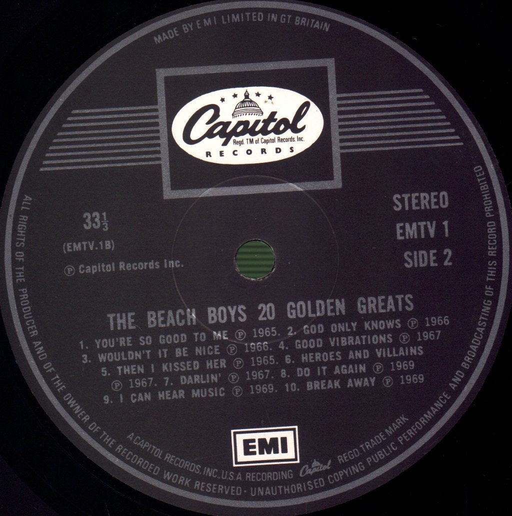 Beach Boys - 20 Golden Greats - Lp