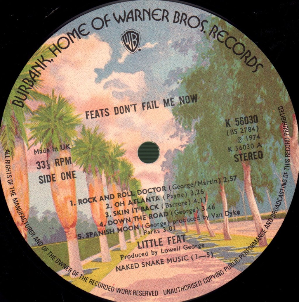 Little Feat - Feats Don't Fail Me Now - Lp