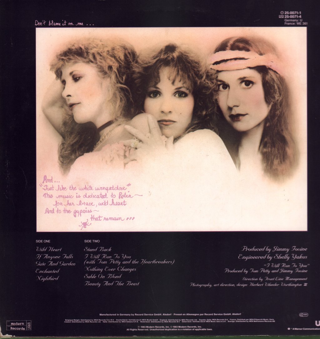 Stevie Nicks - Wild Heart - Lp