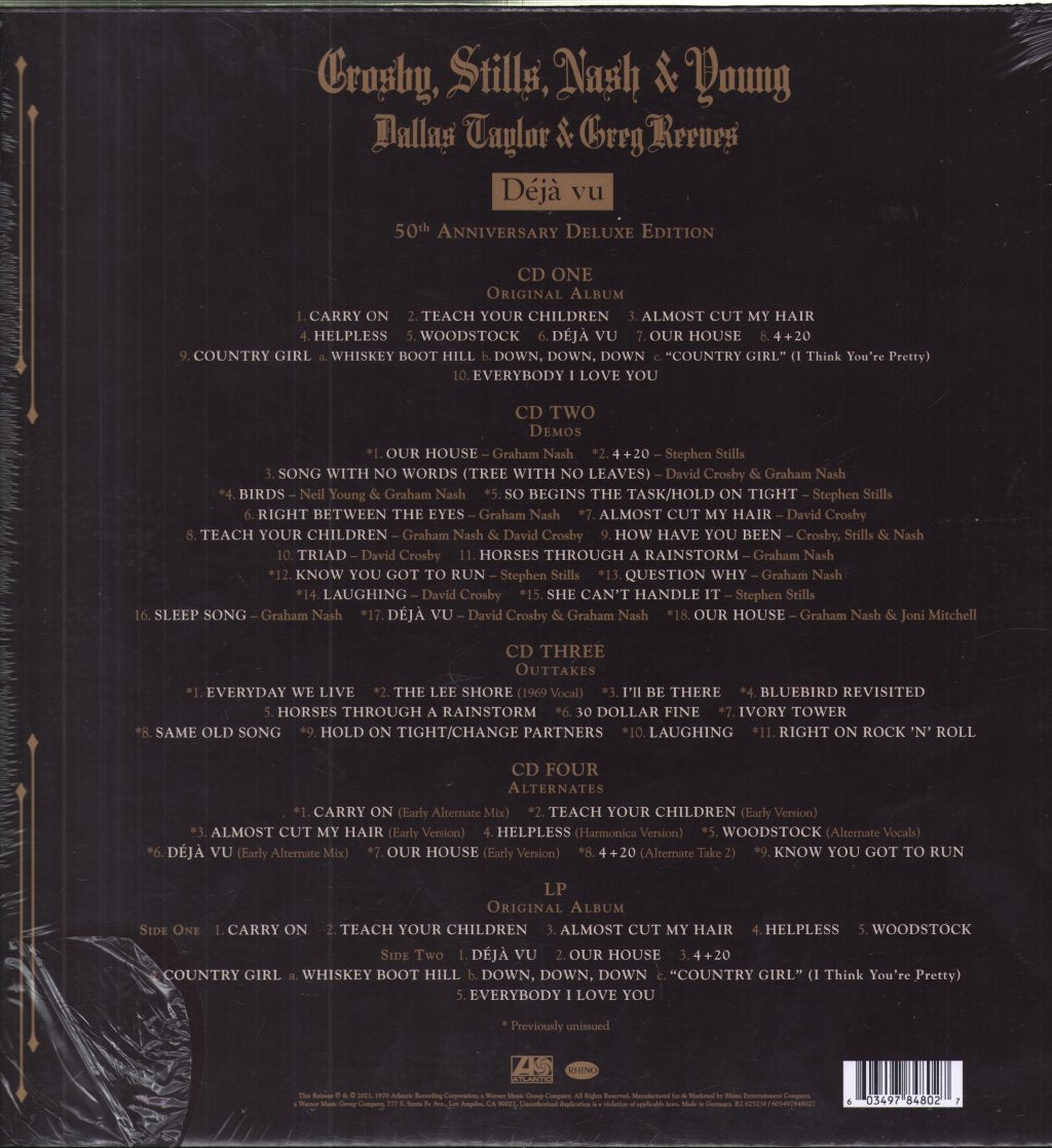 Crosby, Stills, Nash & Young - Déjà Vu - Lp