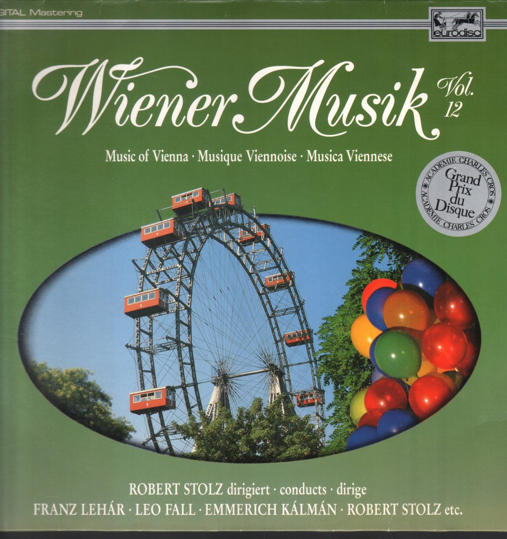 Robert Stolz / Berliner Symphoniker / Wiener Symphoniker - Wiener Musik Vol. 12 (Music Of Vienna) - Lp