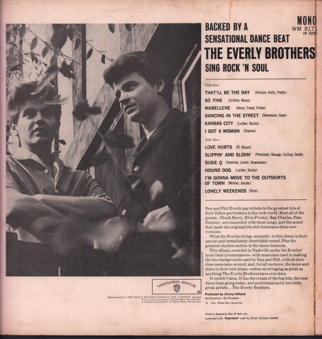 Everly Brothers - Rock 'N Soul - Lp