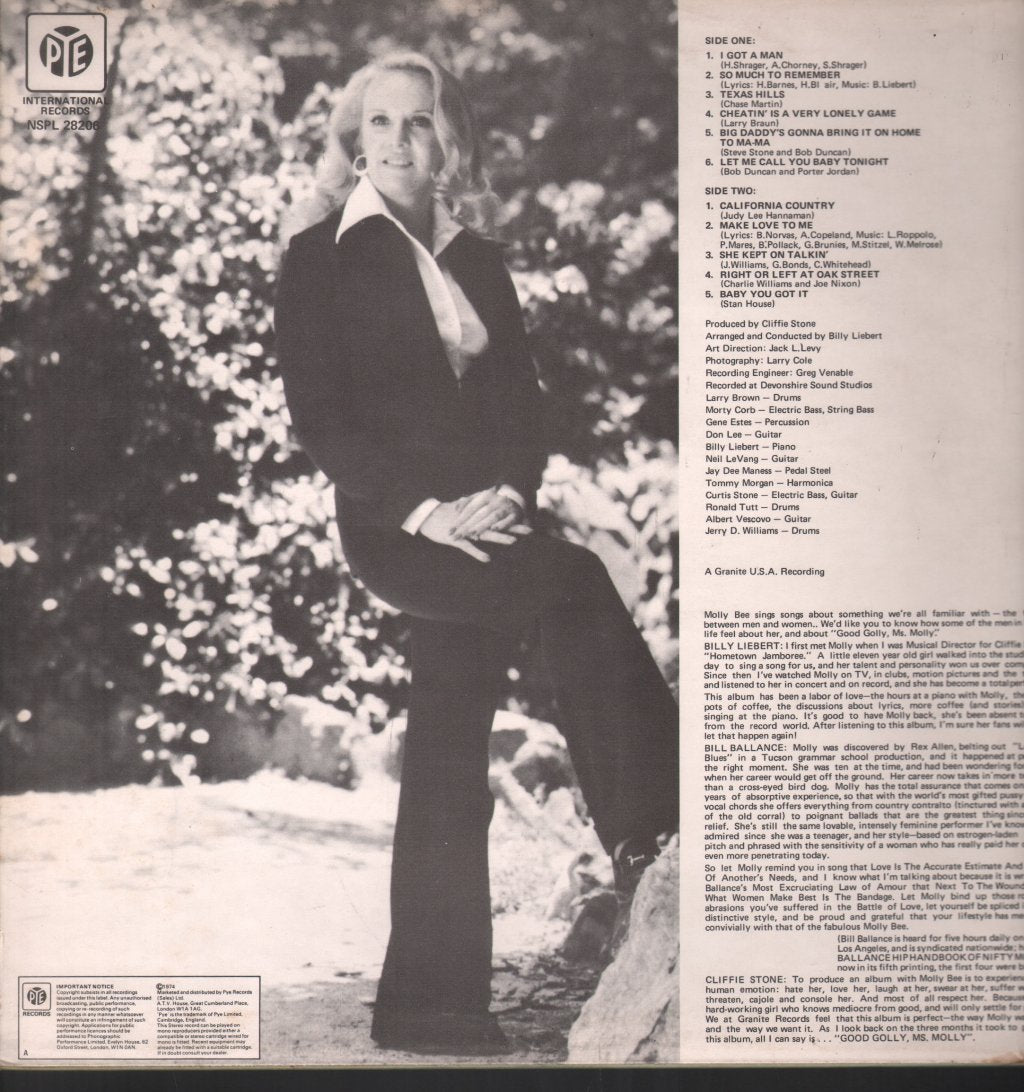 Molly Bee - Good Golly Miss Molly - Lp