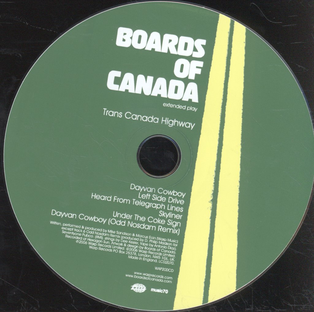 Boards Of Canada - Trans Canada Highway - Cd