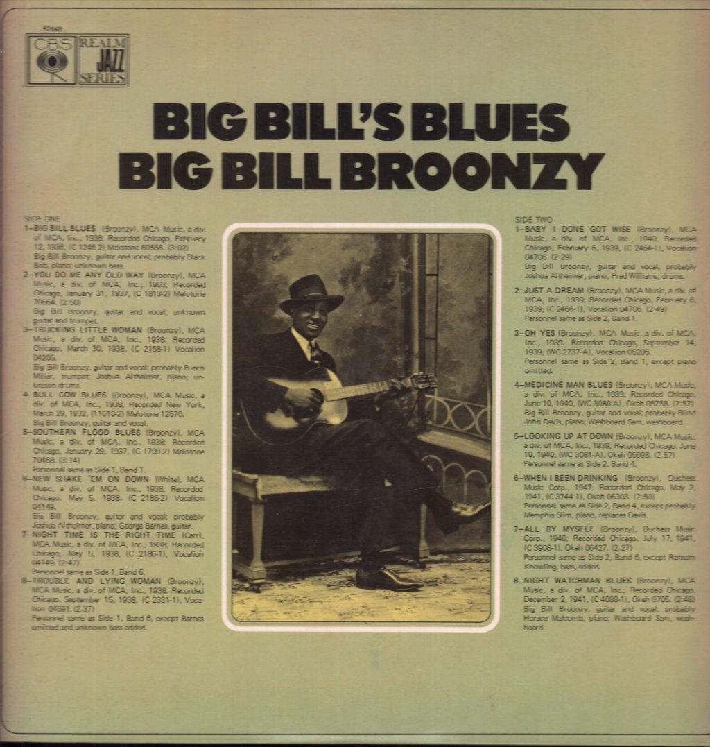 Big Bill Broonzy - Big Bill's Blues - Lp