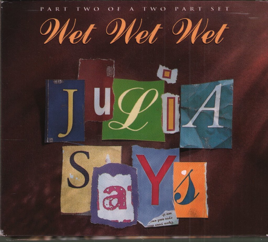 Wet Wet Wet - Julia Says - Cd
