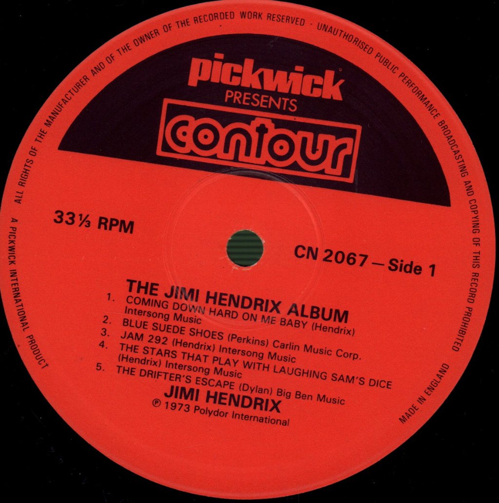 Jimi Hendrix - Album - Lp