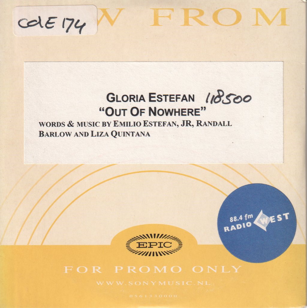 Gloria Estefan - Out Of Nowhere - Cdr