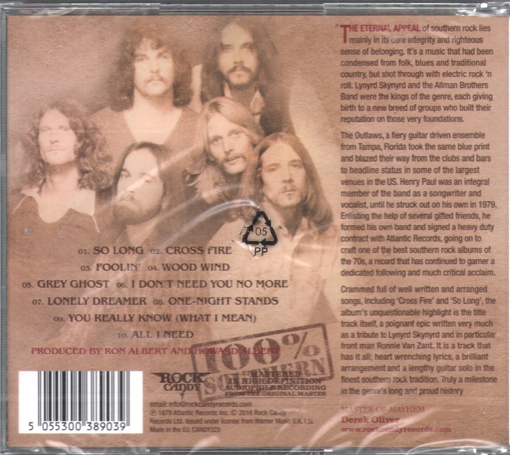 Henry Paul Band - Grey Ghost - Cd