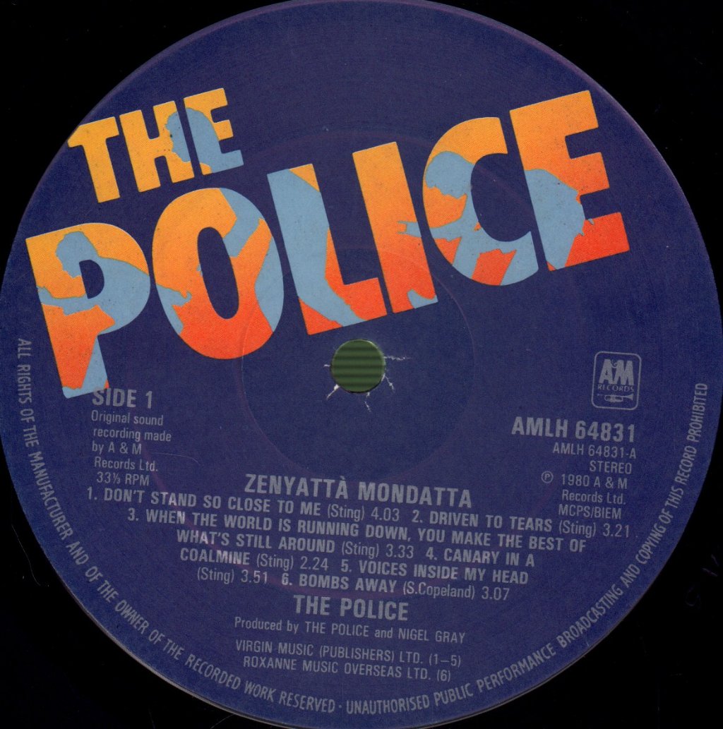 Police - Zenyatta Mondatta - Lp
