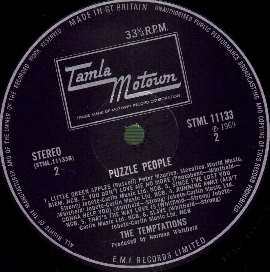 Temptations - Puzzle People - Lp