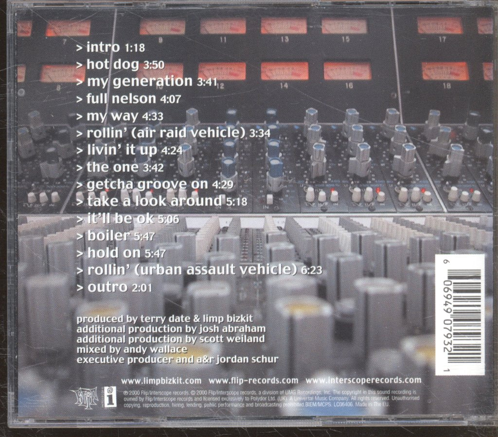 Limp Bizkit - Chocolate Starfish And The Hot Dog Flavored Water - Double Cd