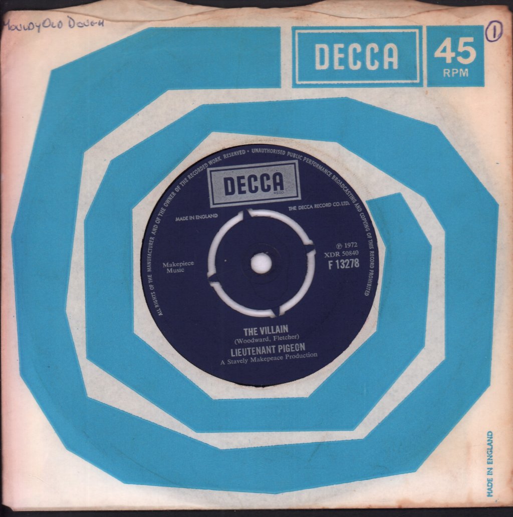 Lieutenant Pigeon - Mouldy Old Dough - 7 Inch